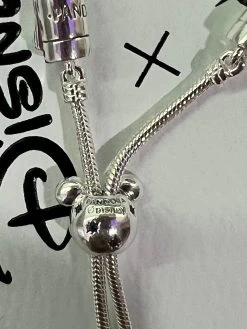 Pandora Disney Silver Mickey With Castle BoloSnake Bracelet -Disney Magic Shop 066f1865dc8eb80a80af74254ee499e9