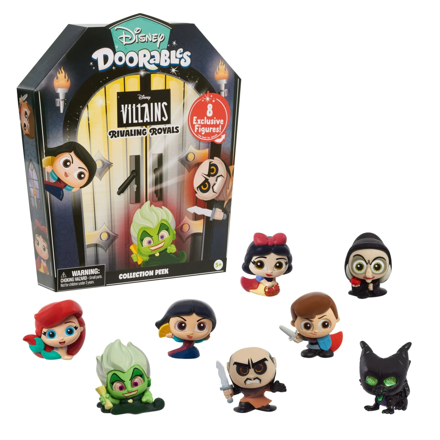 Disney Doorables Rivaling Royals Collection Peek, Blind Bag Collectible Figures, 3 Disney Doorables Rivaling Royals Collection Peek, Blind Bag Collectible Figures,