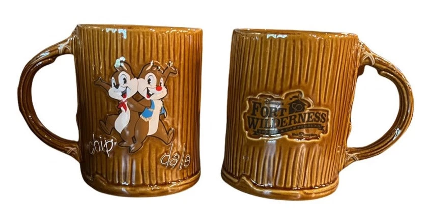 Disney Fort Wilderness Resort 50th Anniversary Chip And Dale Mug 3 Disney Fort Wilderness Resort 50th Anniversary Chip And Dale Mug