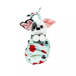Disney Patch Plush With Blanket Pouch – 101 Dalmatians –Babies – Small