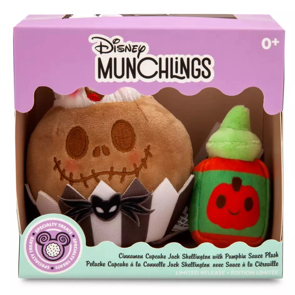 Disney Jack Skellington Cinnamon CupcakeMunchlings Plush – Specialty Treats – Micro 4 1/2'' – The Nightmare Before Christmas – Limited Release 3 Disney Jack Skellington Cinnamon CupcakeMunchlings Plush – Specialty Treats – Micro 4 1/2'' – The Nightmare Before Christmas – Limited Release