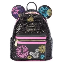 Disney Minnie Mouse: The Main Attraction Loungefly Mini Backpack – Nighttime Fireworks