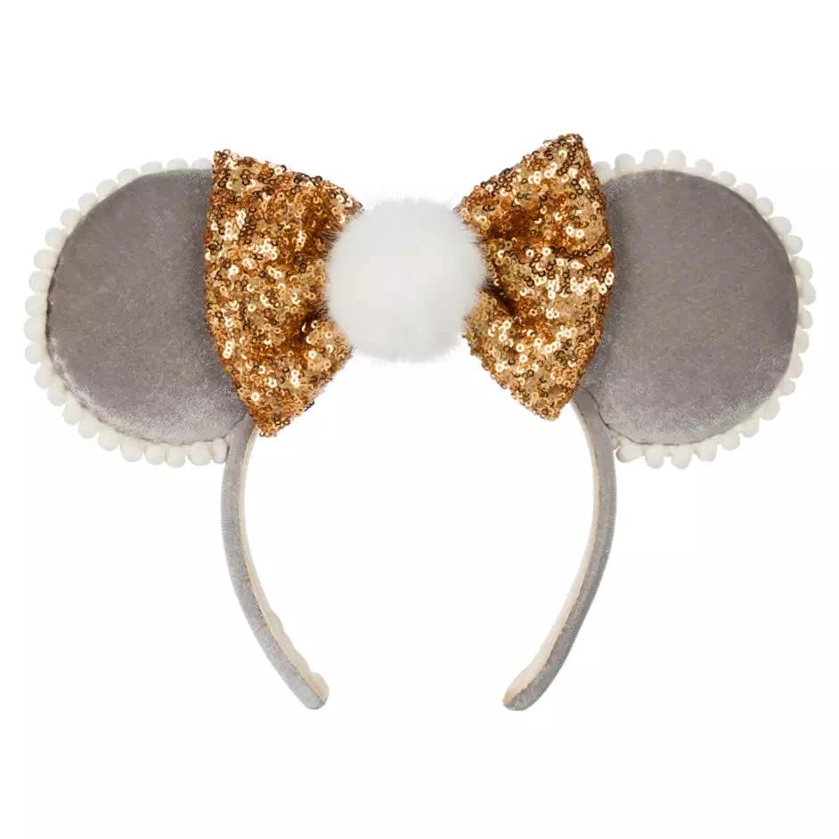 Disney Minnie Mouse Ear Headband With Pom And Sequin Bow 3 Disney Minnie Mouse Ear Headband With Pom And Sequin Bow