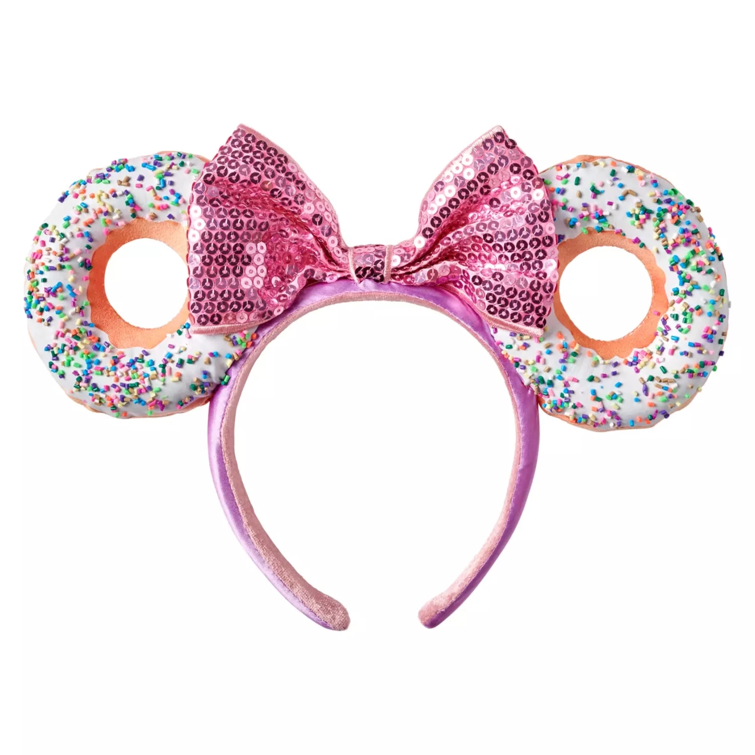 Disney Minnie Mouse Donut Ear Headband For Adults 3 Disney Minnie Mouse Donut Ear Headband For Adults