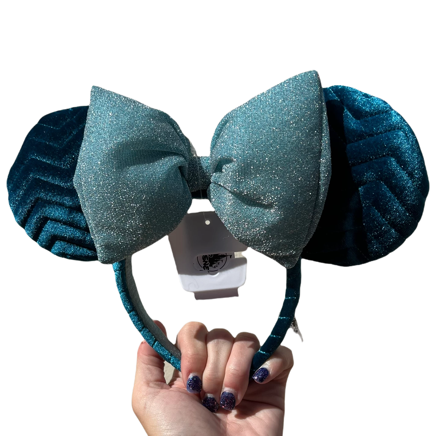 Disney Azul Minnie Quilted Ear Headband 3 Disney Azul Minnie Quilted Ear Headband