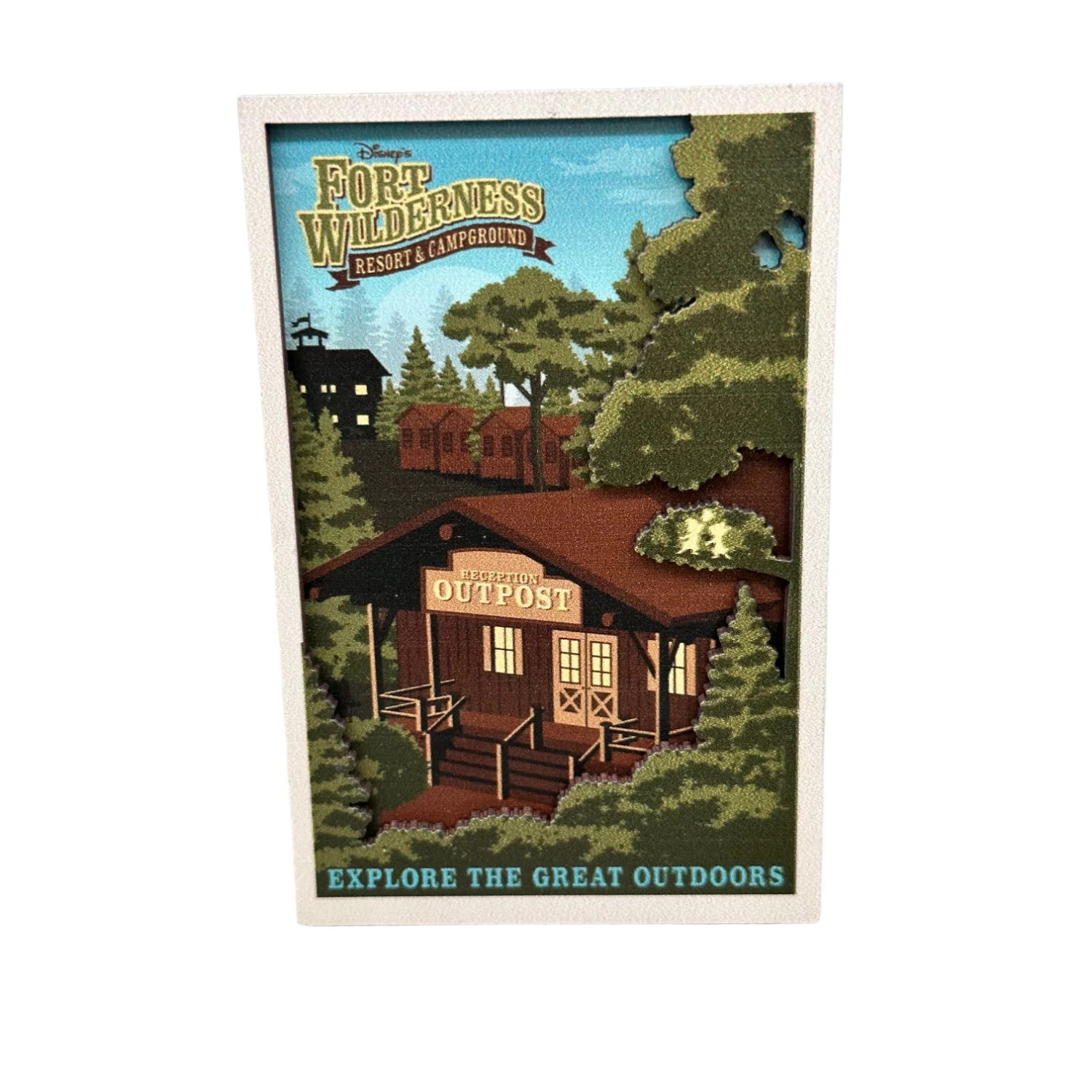 Disney Fort Wilderness Resort Magnet 3 Disney Fort Wilderness Resort Magnet