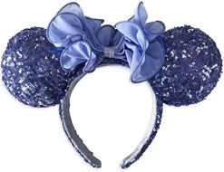 Disney Minnie Mouse Sequined Ear Headband – Iris Blue Purple