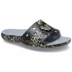 Disney Animal Mickey Leopard Print Croc Sandal Slides -Disney Magic Shop 4202105855752 4