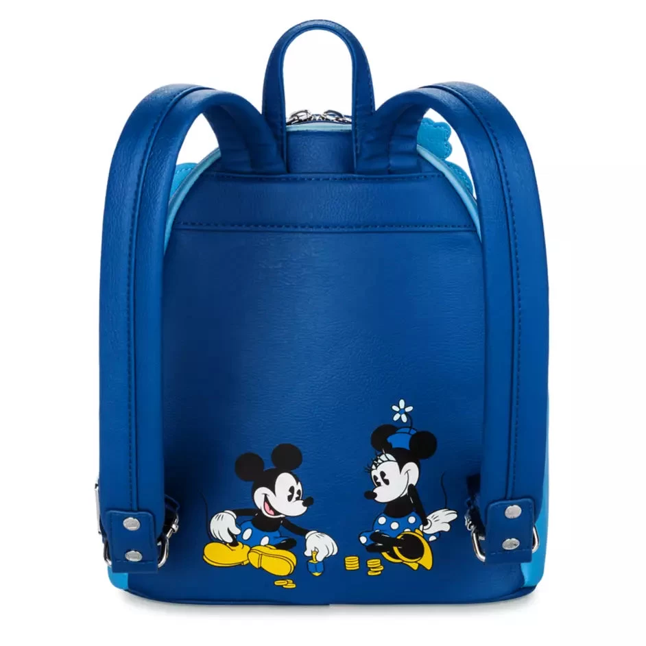Mickey And Minnie Mouse Hanukkah Light-Up Loungefly Mini Backpack 5 Mickey And Minnie Mouse Hanukkah Light-Up Loungefly Mini Backpack - Image 3
