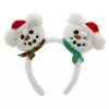 Disney Mickey And Minnie Mouse Holiday Ear Headband For Adults