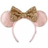 Disney Princess Pink & Gold Ear Headband For Adults