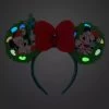 Disney Mickey And Minnie Mouse Loungefly Glow-in-the-Dark Holiday Ear Headband For Adults 2 Disney Mickey And Minnie Mouse Loungefly Glow-in-the-Dark Holiday Ear Headband For Adults -Disney Magic Shop 4503105710003 1