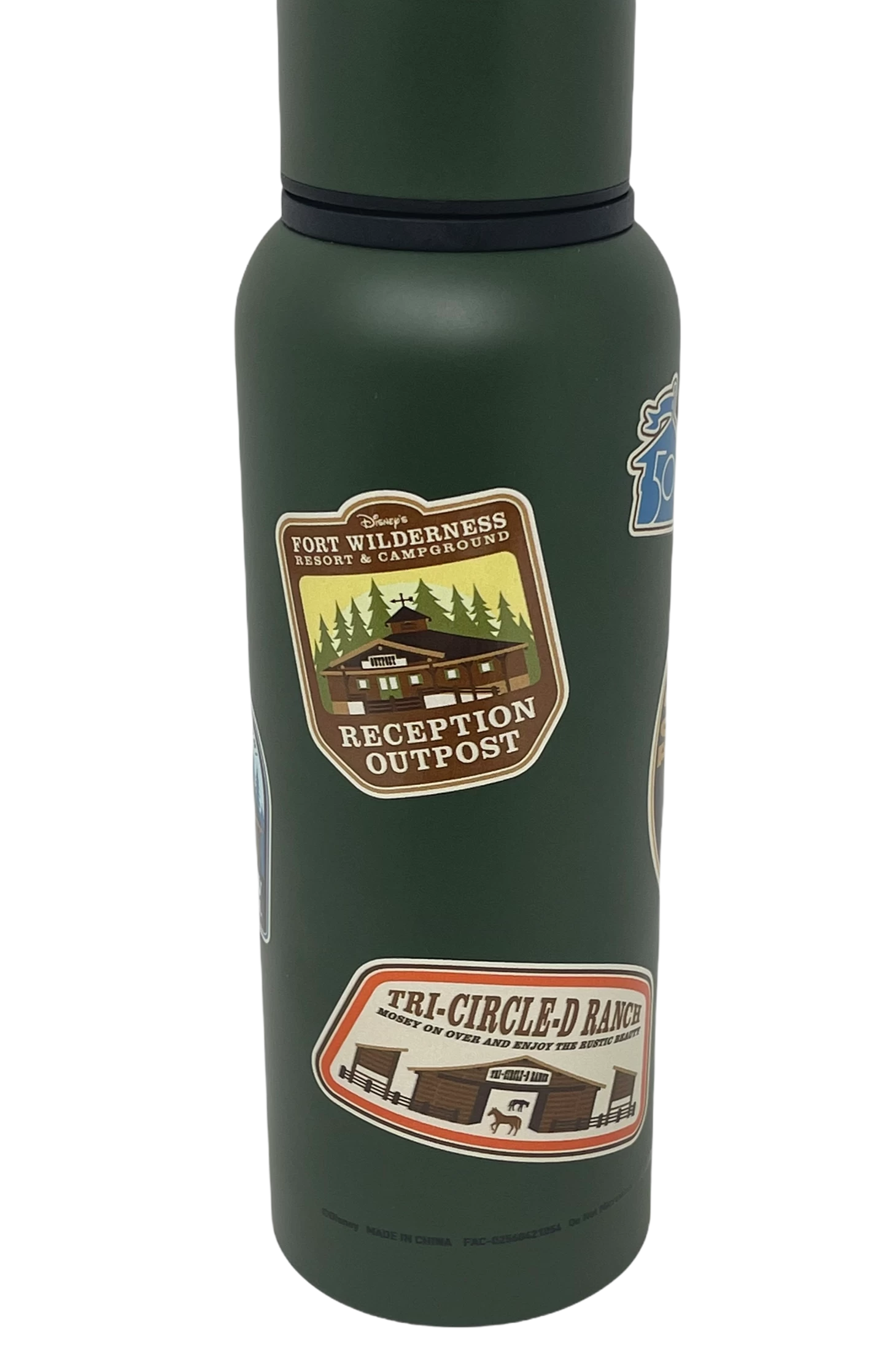 Disney Fort Wilderness 50th Anniversary Stainless Water Bottle 4 Disney Fort Wilderness 50th Anniversary Stainless Water Bottle - Image 2