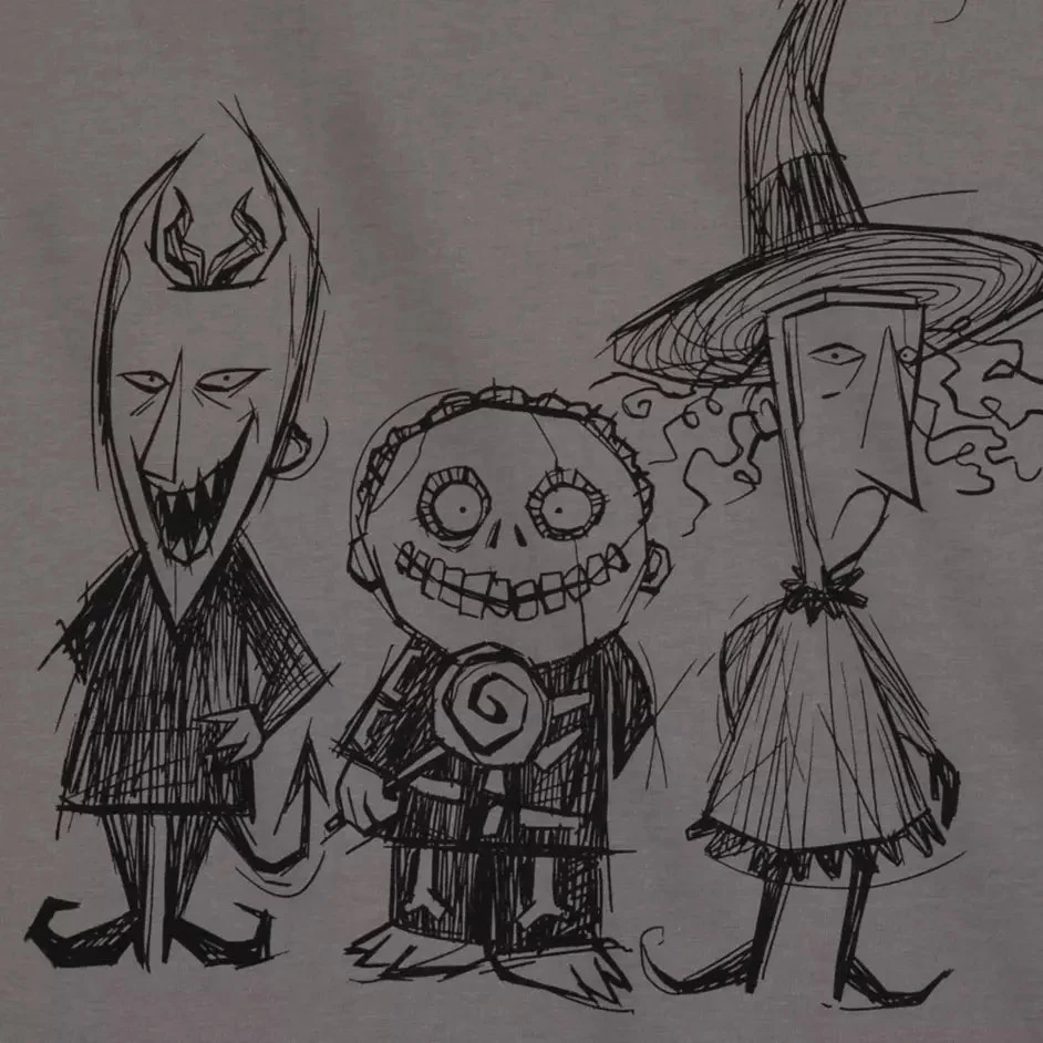 Disney Lock, Shock And Barrel Glow-in-the Dark T-Shirt For Adults – The Nightmare Before Christmas 6 Disney Lock, Shock And Barrel Glow-in-the Dark T-Shirt For Adults – The Nightmare Before Christmas - Image 4