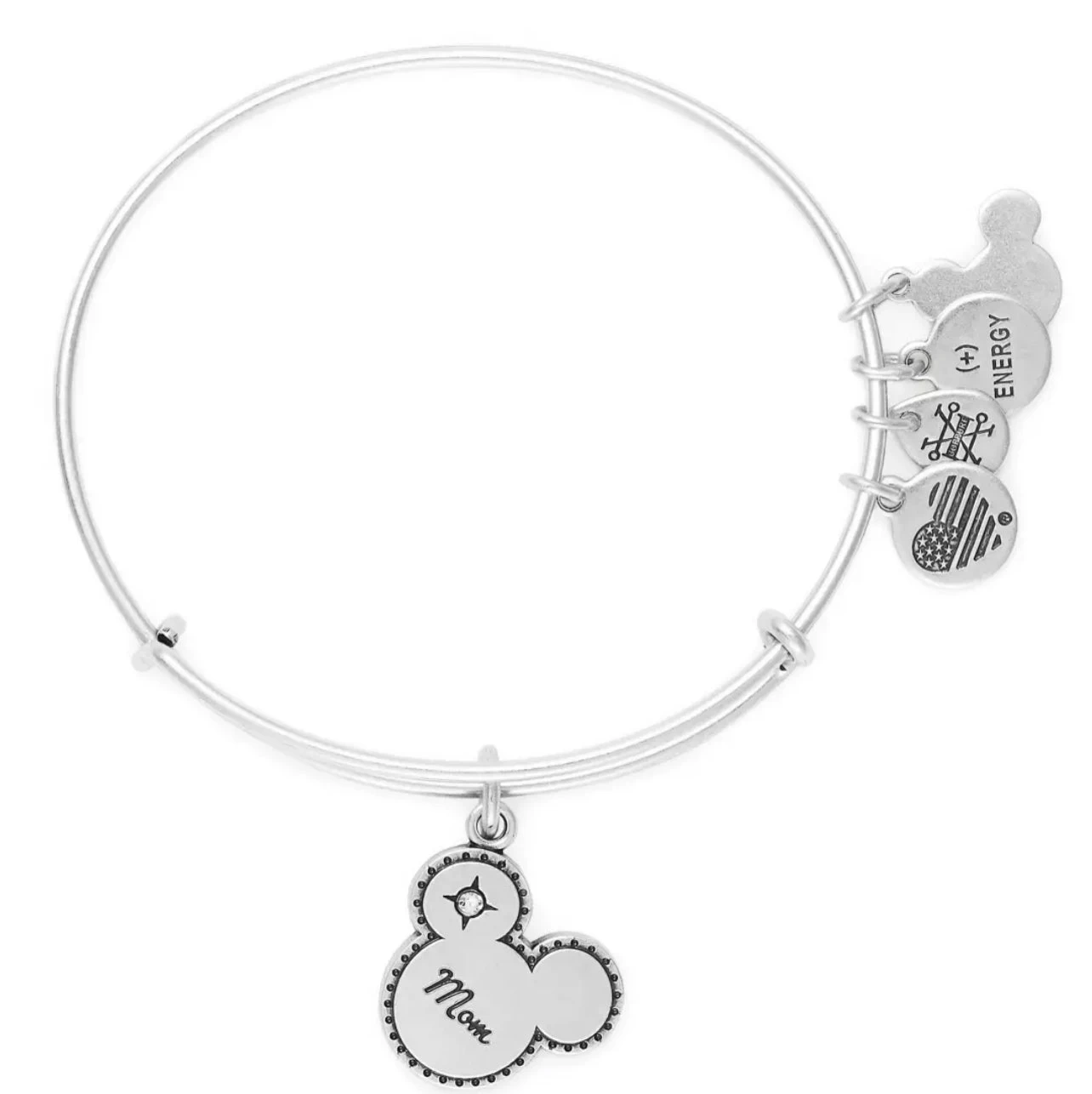 Disney Mickey Icon “Mom” Alex & Ani Bangle Bracelet 3 Disney Mickey Icon “Mom” Alex & Ani Bangle Bracelet