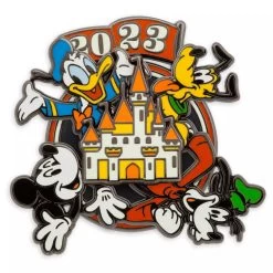 Disney Mickey Mouse And Friends Spinner Pin 2023 -Disney Magic Shop 6505056907129 1