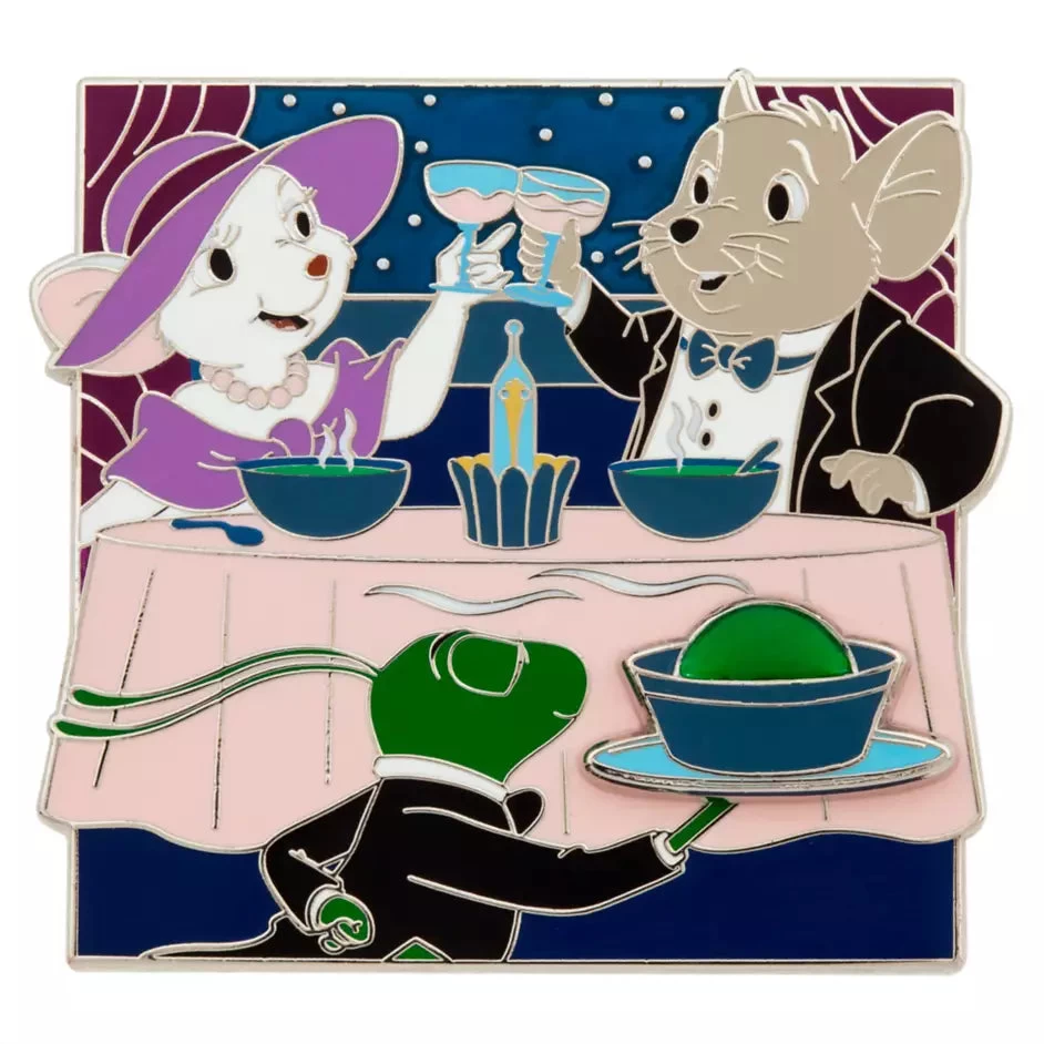 Disney Miss Bianca And Bernard Pin – The Rescuers Down Under – Food-D's 3 Disney Miss Bianca And Bernard Pin – The Rescuers Down Under – Food-D's