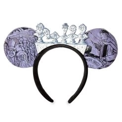 Disney Parks The Haunted Mansion Graveyard Ear Headband For Adults