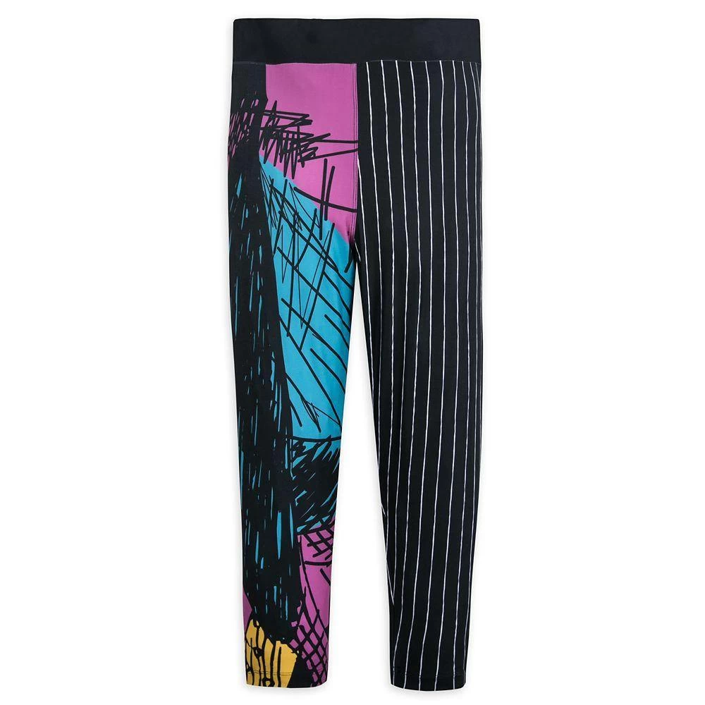 Disney Nightmare Before Christmas Sally Capri Leggings For Women 4 Disney Nightmare Before Christmas Sally Capri Leggings For Women - Image 2