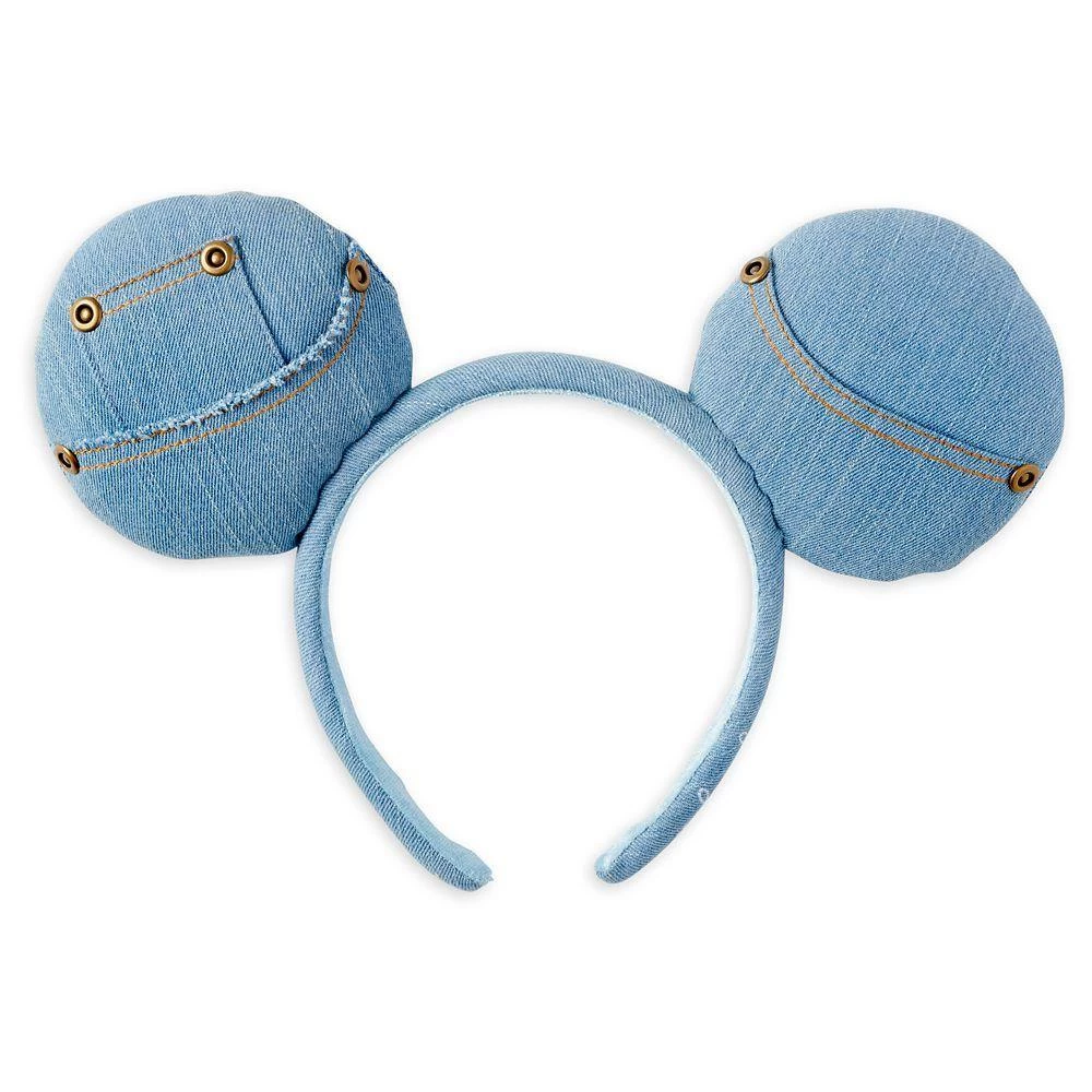 Disney Style Mickey Mouse Denim Ear Headband For Adults – Limited Release 4 Disney Style Mickey Mouse Denim Ear Headband For Adults – Limited Release - Image 2