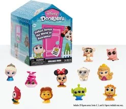 Disney Doorables Village Peek Pack, Series 5 And 6, Includes 24 Figures, Styles May Vary, Amazon Exclusive