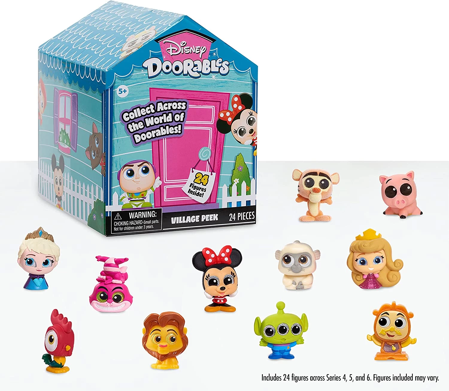 Disney Doorables Village Peek Pack, Series 5 And 6, Includes 24 Figures, Styles May Vary, Amazon Exclusive 2 Disney Doorables Village Peek Pack, Series 5 And 6, Includes 24 Figures, Styles May Vary, Amazon Exclusive