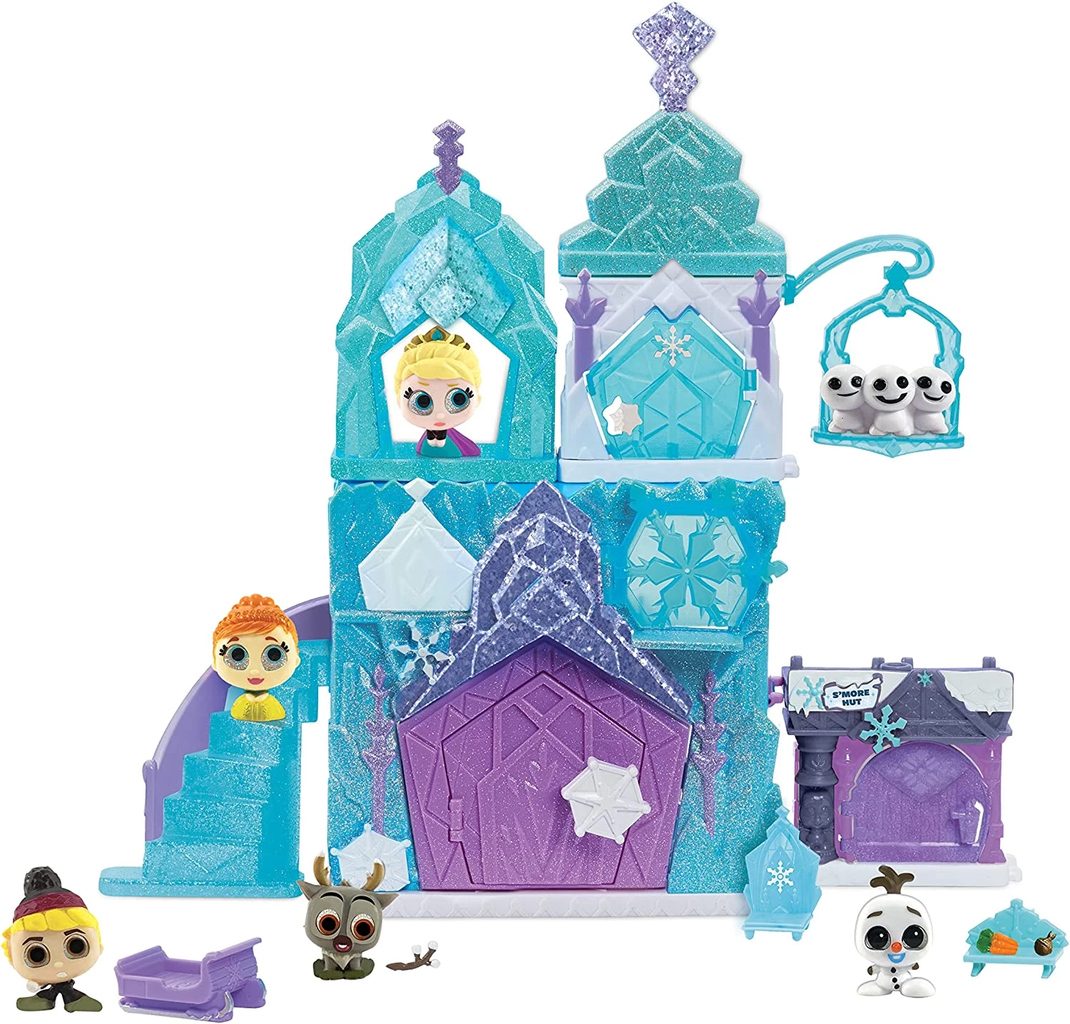 Disney Doorables Deluxe 15-Piece Frozen Ice Palace Playset, Amazon Exclusive 3 Disney Doorables Deluxe 15-Piece Frozen Ice Palace Playset, Amazon Exclusive