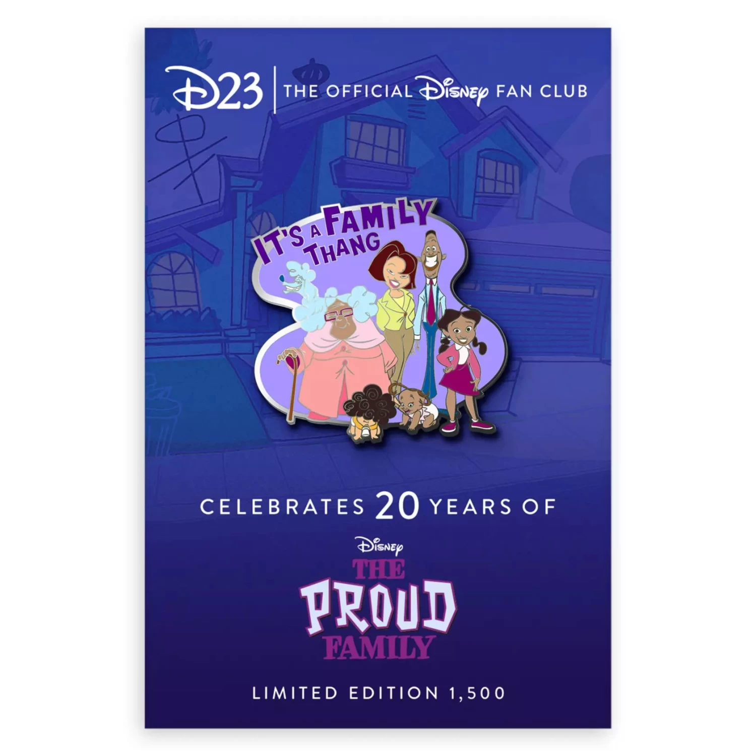 Disney D23-Exclusive The Proud Family 20th Anniversary Pin – Limited Edition 4 Disney D23-Exclusive The Proud Family 20th Anniversary Pin – Limited Edition - Image 2