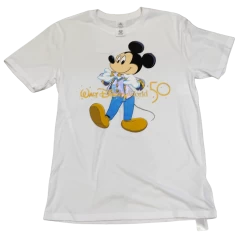 Walt Disney World 50th Anniversary Mickey Iridescent Shirt