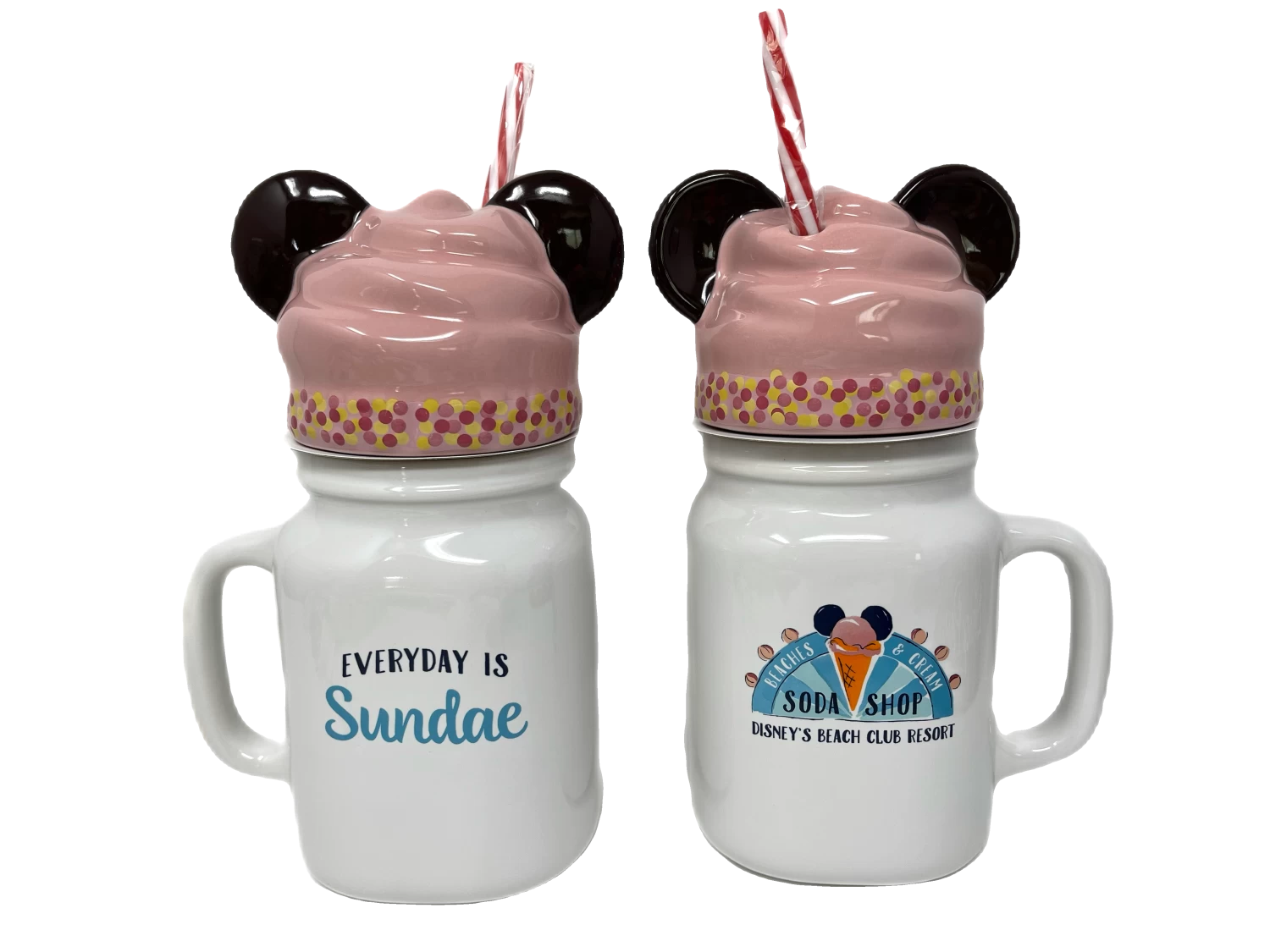 Disney Beach Club Resort Beaches & Cream Soda Shop Mickey Ice Cream Mug 3 Disney Beach Club Resort Beaches & Cream Soda Shop Mickey Ice Cream Mug