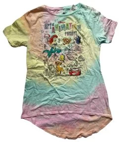 Disney Art Of Animation Tie Dye Pixar Kids Shirt