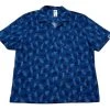 Disney Polynesian Resort Trader Sam’s Mugs Button Woven Camp Shirt