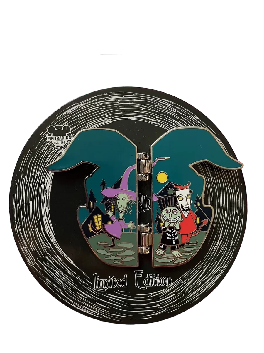 Disney Nightmare Before Christmas Oogie Boogie Hinged Limited Edition Pin 4 Disney Nightmare Before Christmas Oogie Boogie Hinged Limited Edition Pin - Image 2