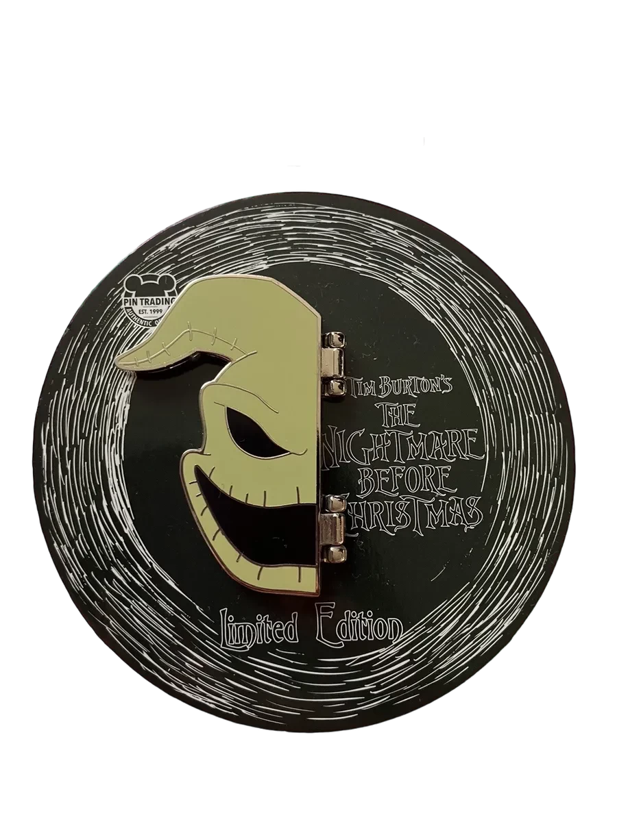 Disney Nightmare Before Christmas Oogie Boogie Hinged Limited Edition Pin 3 Disney Nightmare Before Christmas Oogie Boogie Hinged Limited Edition Pin