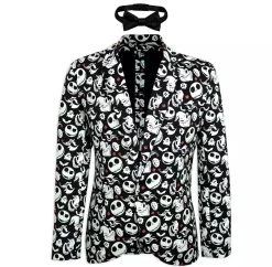 Disney The Nightmare Before Christmas Glow-in-the-Dark Half Suit And Tie For Adults