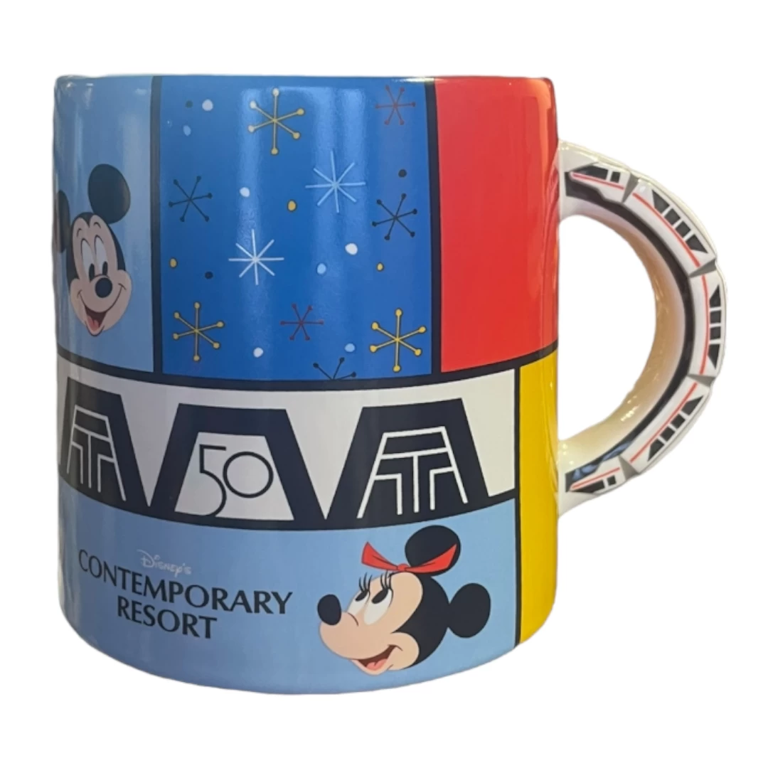 Disney WaltWorld 50th Anniversary Contemporary Resort Mug 3 Disney WaltWorld 50th Anniversary Contemporary Resort Mug