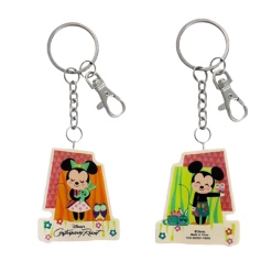 Disney Mickey & Minnie Contemporary Resort Keychain -Parks Exclusive