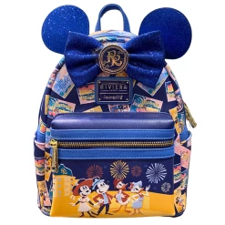 Disney Loungefly Minnie Mouse & Friends Riviera Resort Mini Backpack