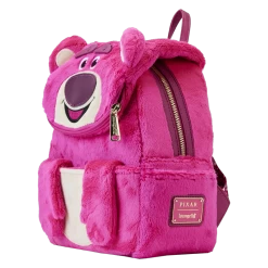 Toy Story Lotso Plush Pocket Mini Backpack - Loungefly.com Exclusive -Disney Magic Shop WDBK3103 LFDISNEYTOYSTORYLOSTSOPLUSHPOCKETMINIBACKPACK0407SIDE