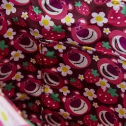 Loungefly Toy Story Lotso Plush Berry Strap Crossbody Bag -Disney Magic Shop WDTB2801 LFDISNEYTOYSTORYLOSTSOPLUSHBERRYSTRAPCROSSBODYBAG0423INSIDE