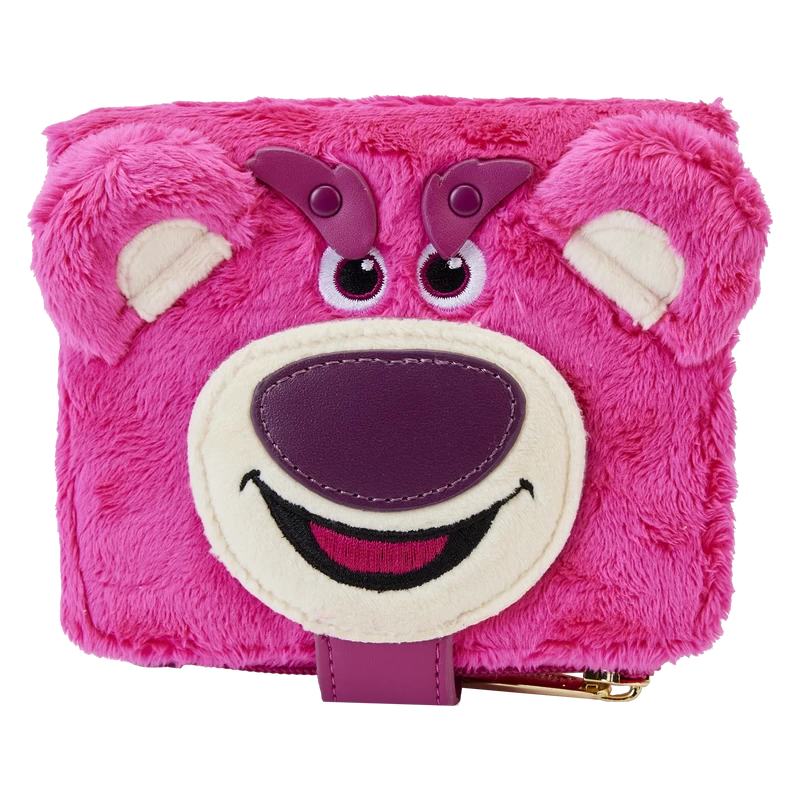 Toy Story Lotso Plush Bifold Wallet - Loungefly.com Exclusive 4 Toy Story Lotso Plush Bifold Wallet - Loungefly.com Exclusive - Image 2