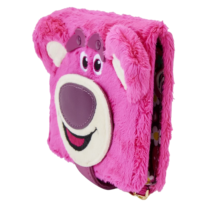 Toy Story Lotso Plush Bifold Wallet - Loungefly.com Exclusive 5 Toy Story Lotso Plush Bifold Wallet - Loungefly.com Exclusive - Image 3