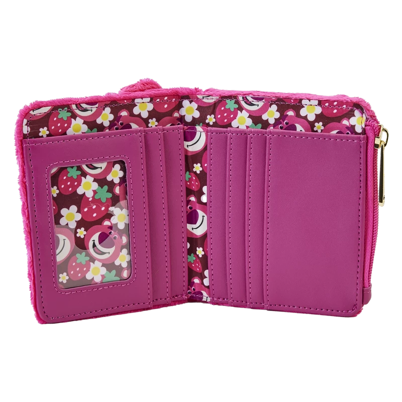 Toy Story Lotso Plush Bifold Wallet - Loungefly.com Exclusive 7 Toy Story Lotso Plush Bifold Wallet - Loungefly.com Exclusive - Image 5