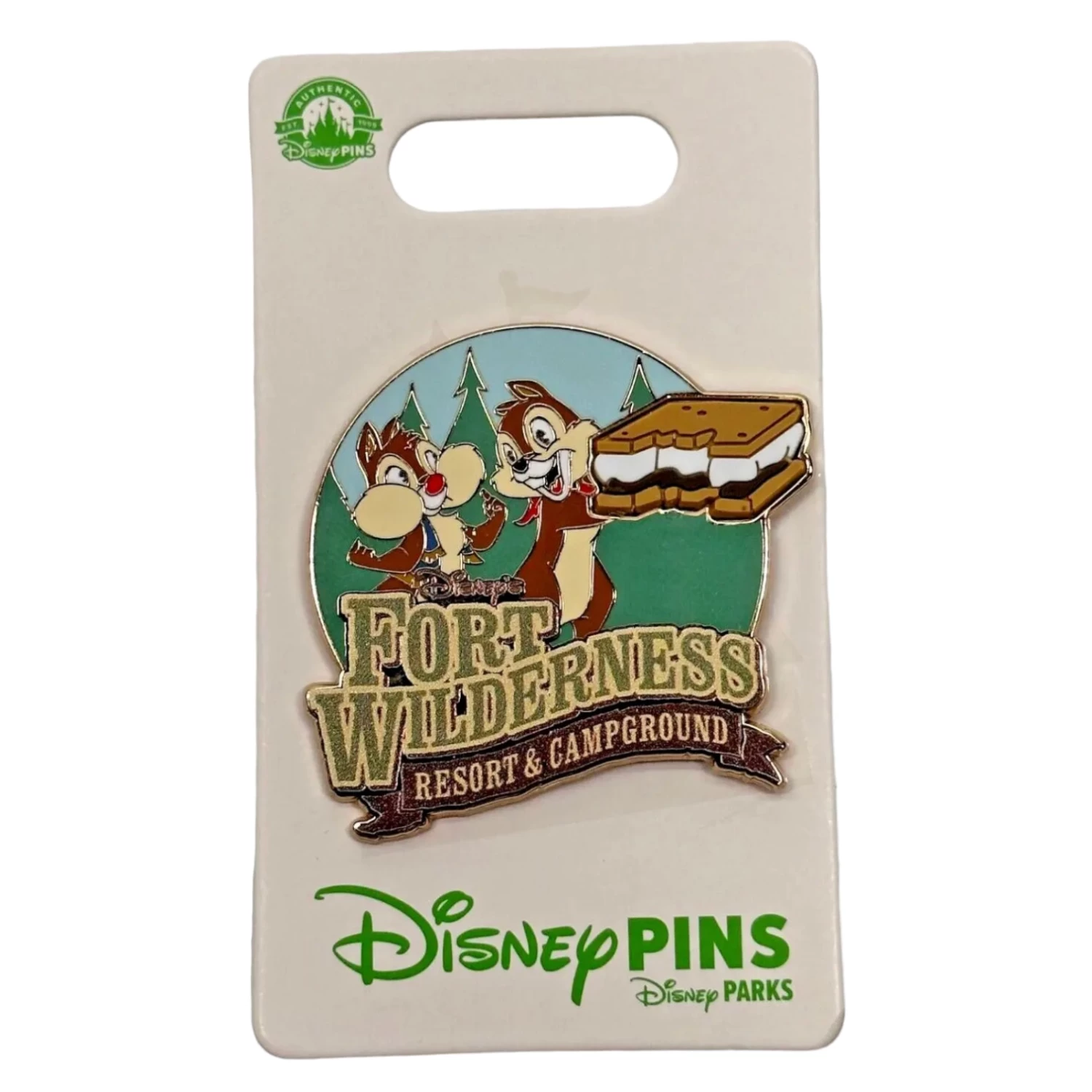 Disney Fort Wilderness Campground Chip N Dale S’more Pin 3 Disney Fort Wilderness Campground Chip N Dale S’more Pin