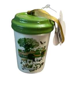 Walt Disney World 50th Anniversary Animal Kingdom Retro Ceramic Tumbler Ornament