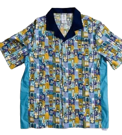 Walt Disney World 50th Anniversary Retro Bowling Shirt