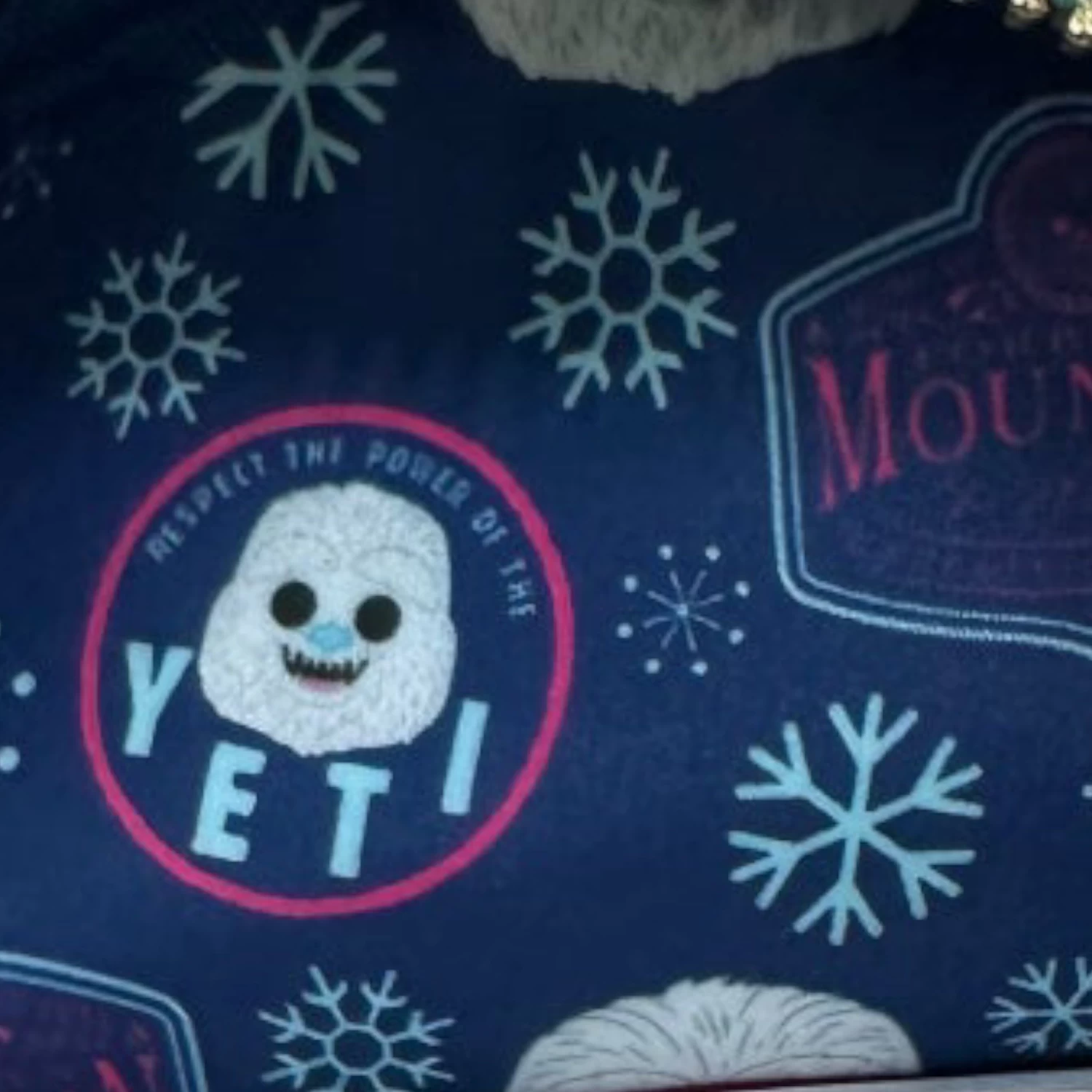 Disney Animal Kingdom Expedition Everest Yeti Ski School Loungefly Backpack 4 Disney Animal Kingdom Expedition Everest Yeti Ski School Loungefly Backpack - Image 2