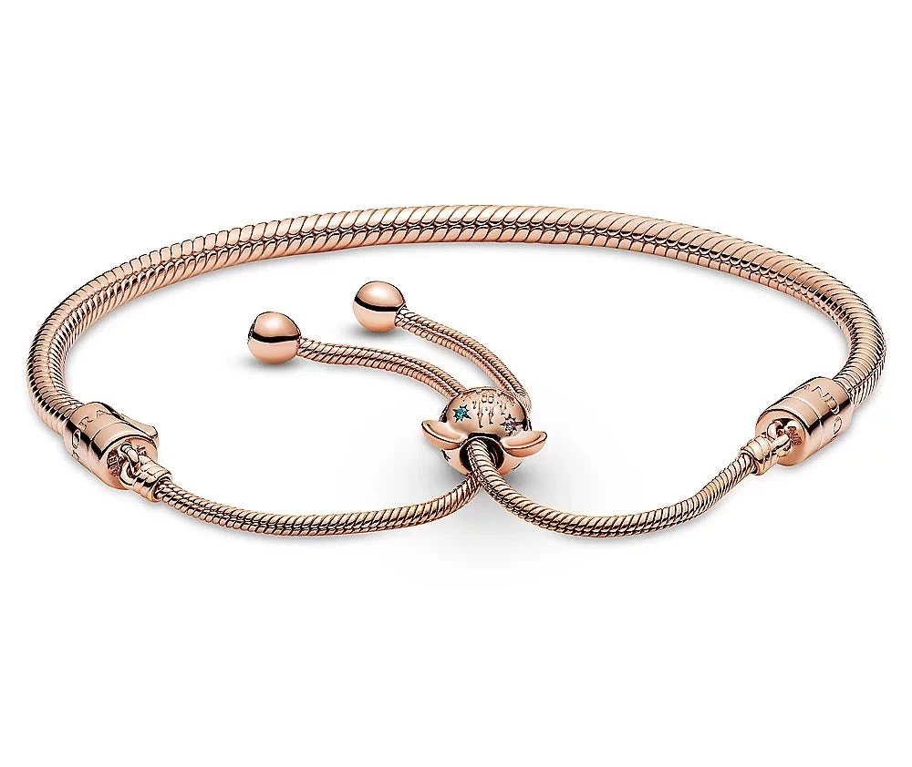 Pandora Disney- Rose Gold Mickey Mouse Slider Bracelet - Disney Parks Exclusive 4 Pandora Disney- Rose Gold Mickey Mouse Slider Bracelet - Disney Parks Exclusive - Image 2