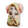 Disney Babies Elephant Plush In Hooded Blanket Pouch