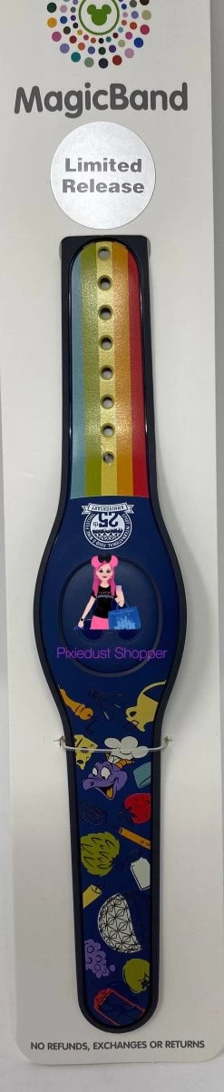 Disney Epcot Food And Wine Festival 2020 Figment Magicband Limited Release